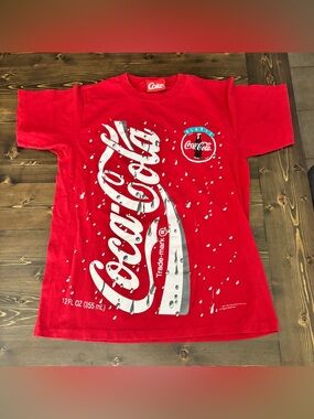 Coca-Cola Red Crewneck Tee with White Logo